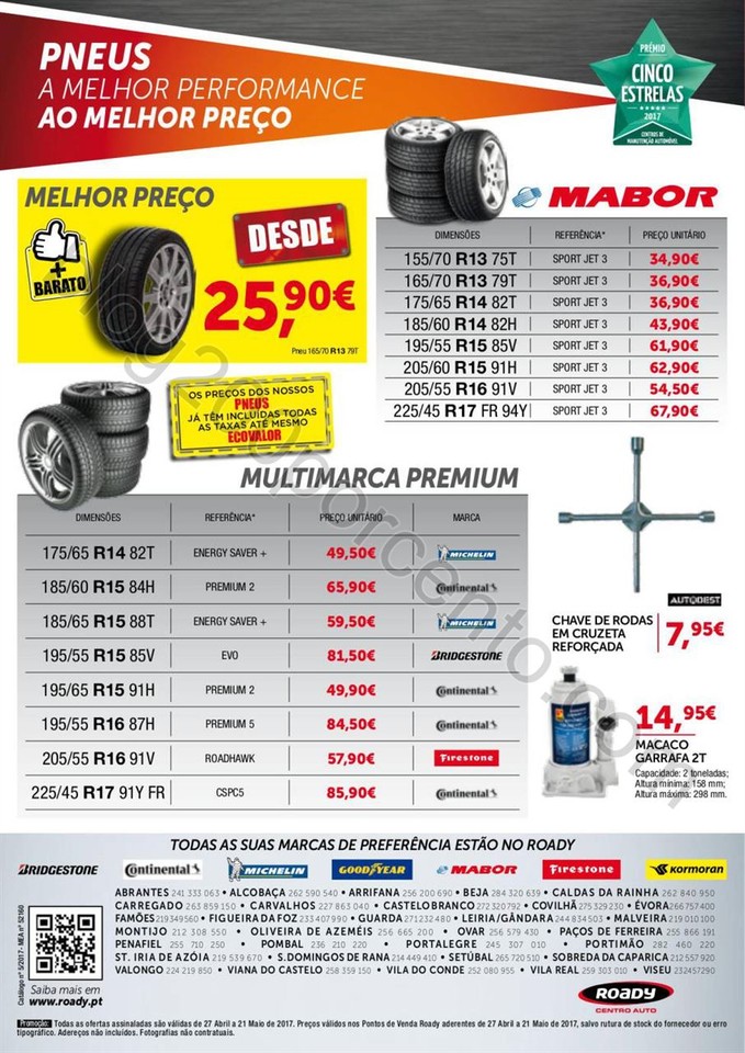 Antevisão Folheto ROADY Promoções de 27 abril a
