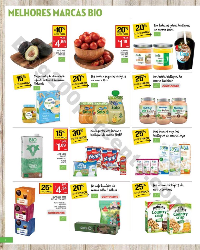 Antevisão Folheto CONTINENTE Bio e Saudável prom