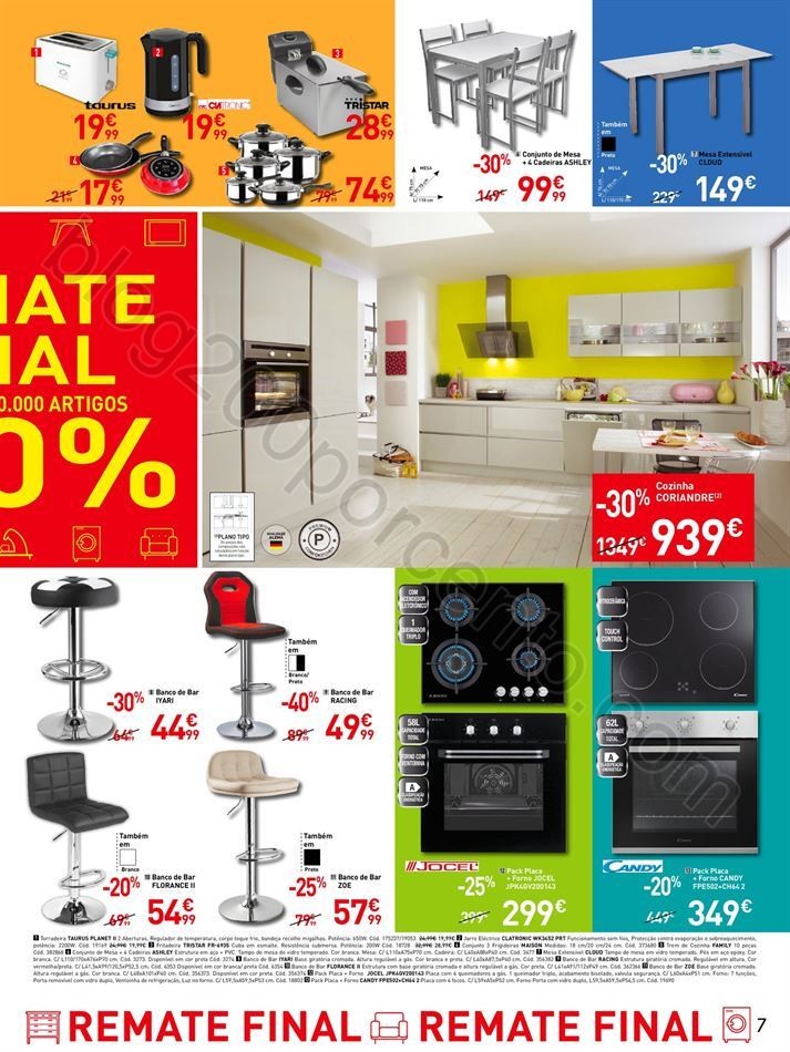 Novo Folheto CONFORAMA Remate Saldos de 19 janeir