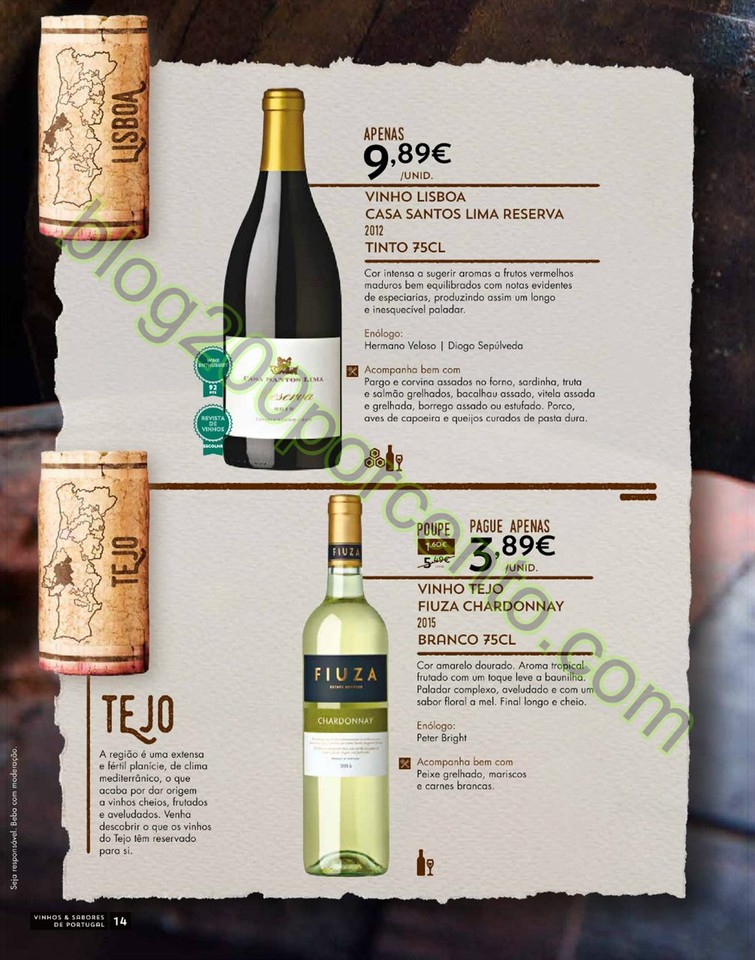 Antevisão Folheto PINGO DOCE Vinhos e Sabores de 