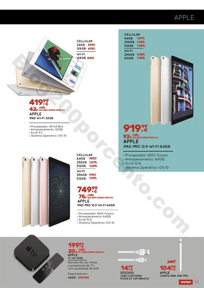 Antevisão Folheto WORTEN Tecnologia promoções d