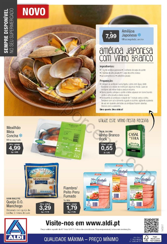 Antevisão Folheto ALDI Promoções a partir de 5 