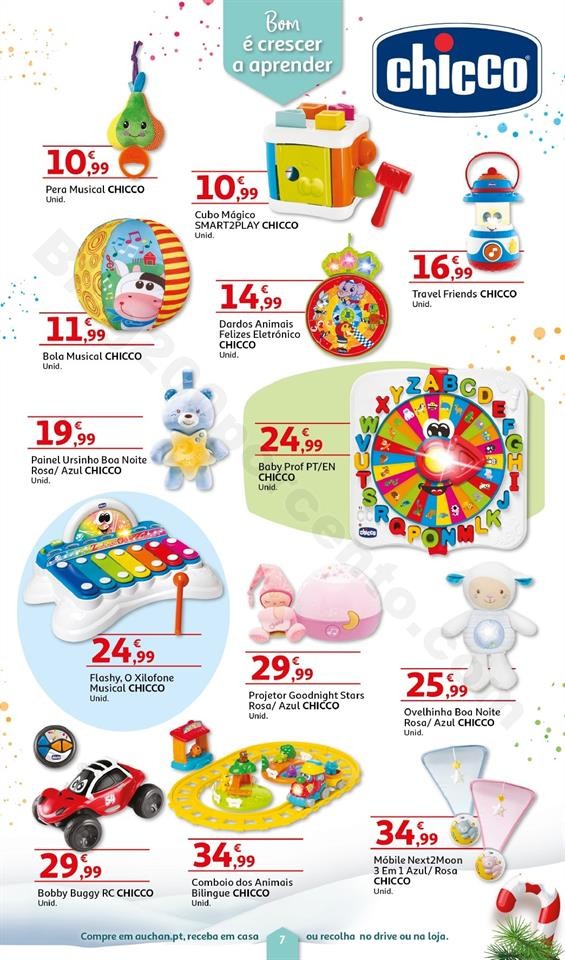 Folheto Brinquedos Natal AUCHAN Promoções de 8 n