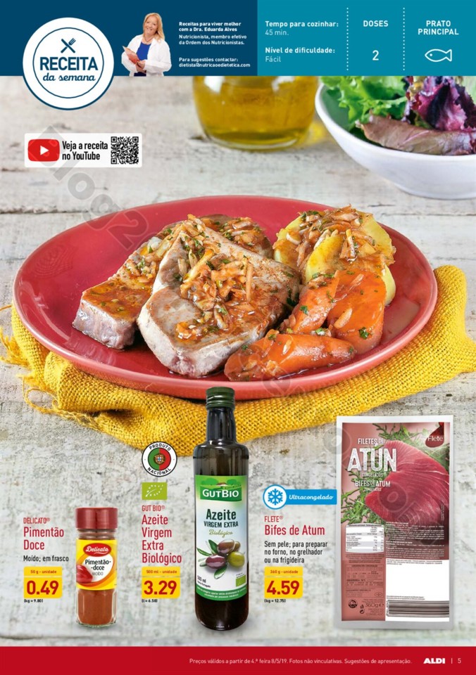 Antevisão Folheto ALDI Promoções a partir de 8 