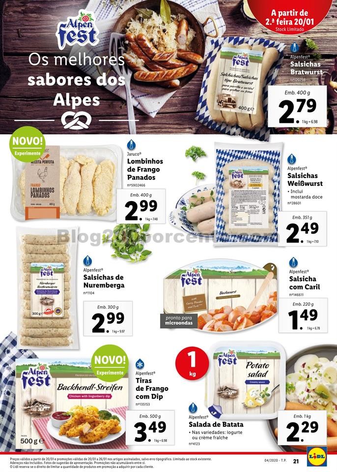 Antevisão Folheto LIDL Promoções de 20 a 26 jan
