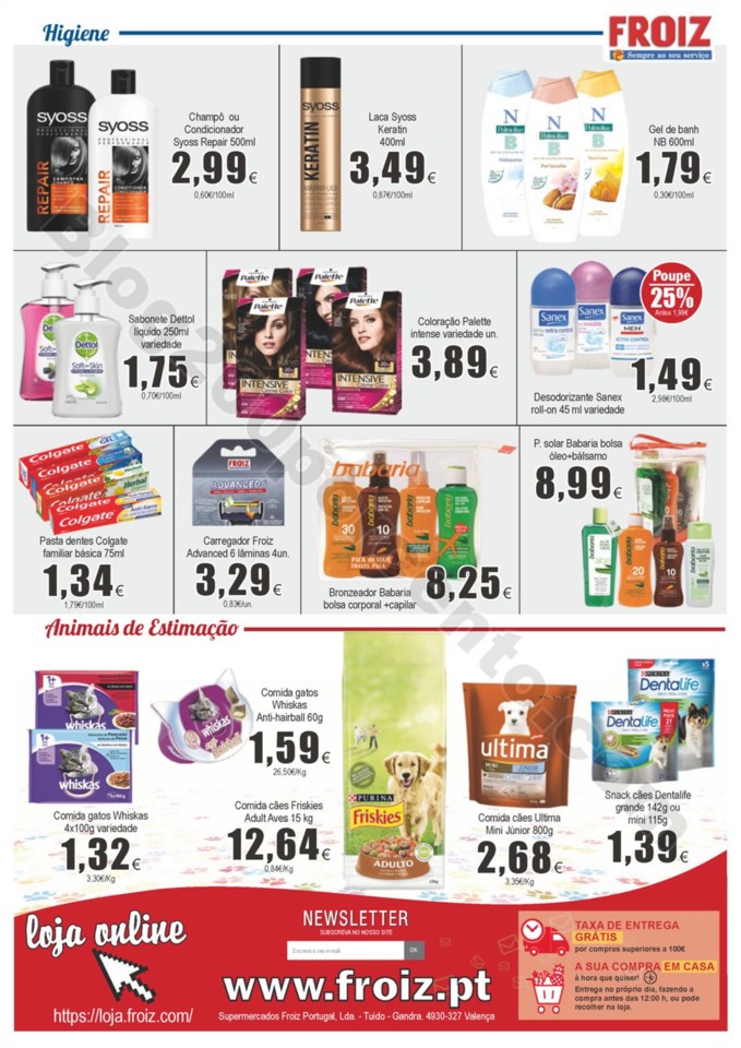 Antevisão Folheto FROIZ Promoções de 24 abril a
