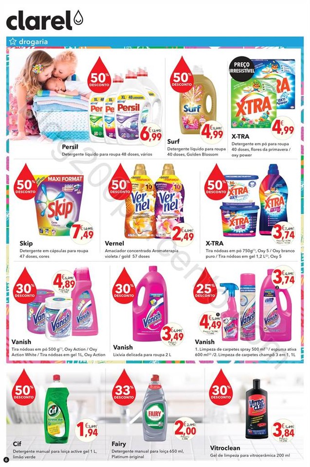 Antevisão Folheto CLAREL Promoções de 22 junho 