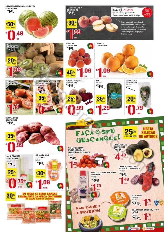 Antevisão Folheto CONTINENTE Promoções de 6 a 1