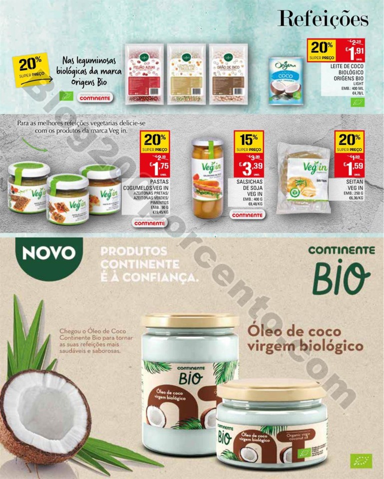 Antevisão Folheto CONTINENTE Bio e Saudável prom