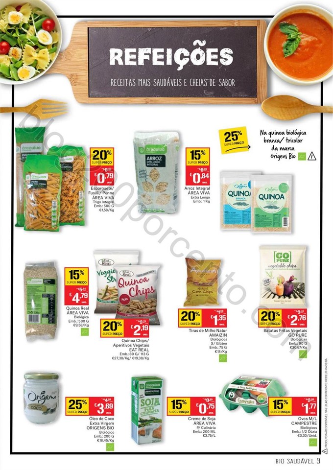Novo Folheto CONTINENTE Bio &amp; Saudável promoçõe