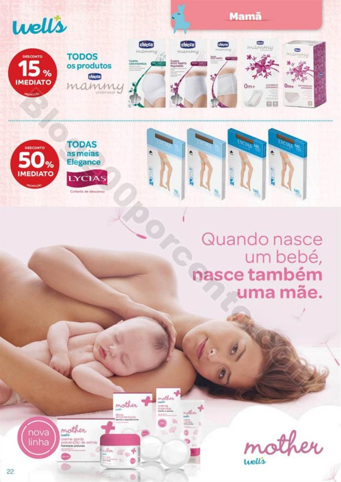Antevisão Folheto WELLS Bebé promoções de 9 ja