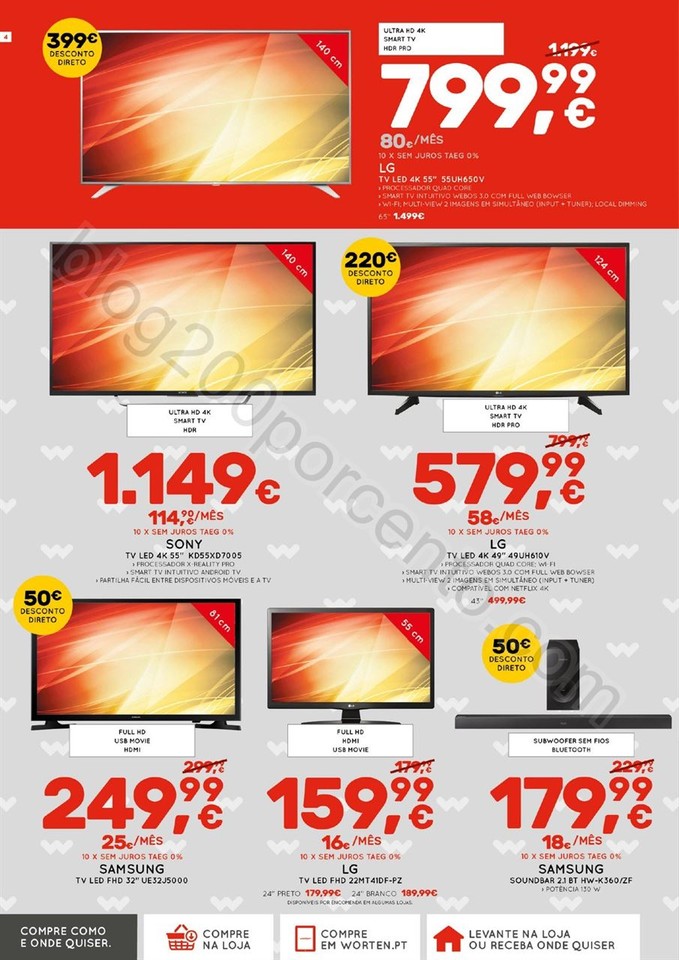 Antevisão Folheto WORTEN Promoções de 22 setemb