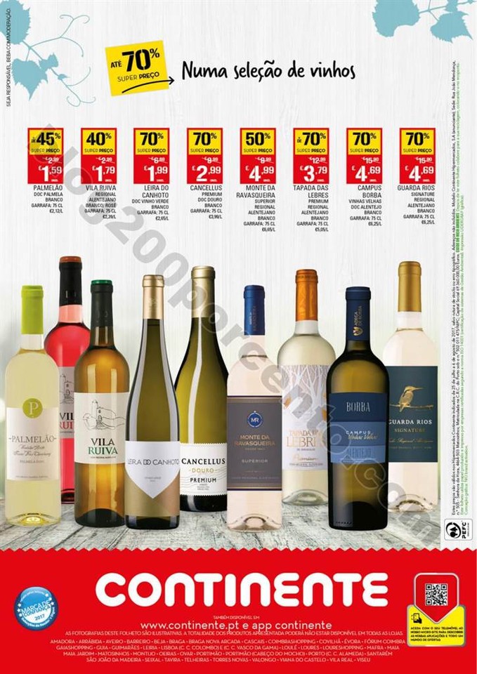 Antevisão Folheto CONTINENTE Vinhos e aperitivos 