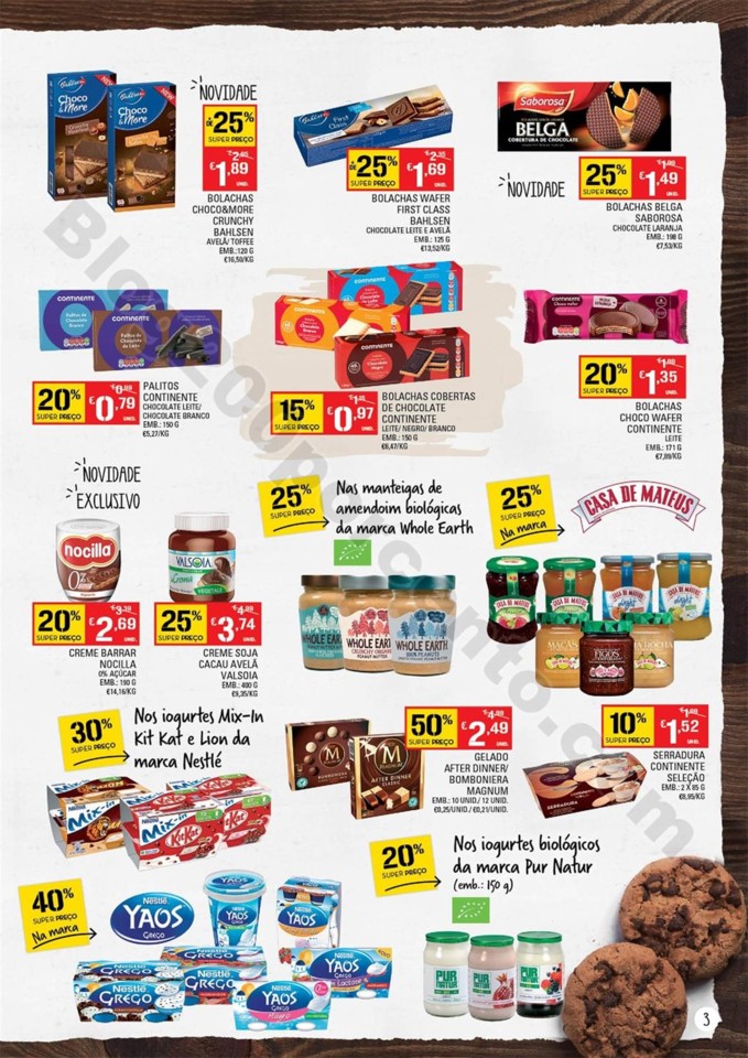 Antevisão Folheto CONTINENTE Doce Promoções a p