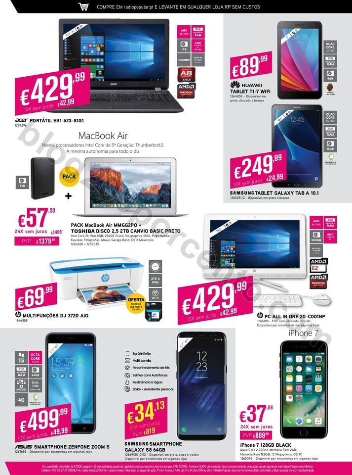 Antevisão Folheto RADIO POPULAR Promoções de 6 