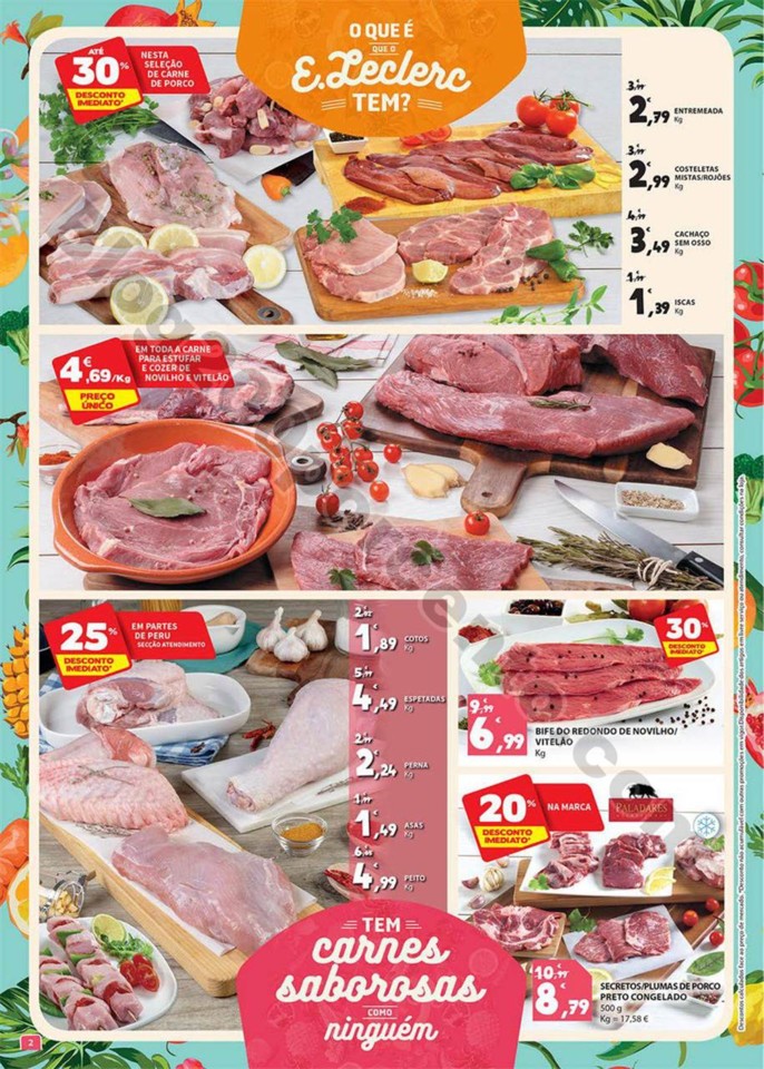 Antevisão Folheto E-LECLERC Promoções de 2 a 8 