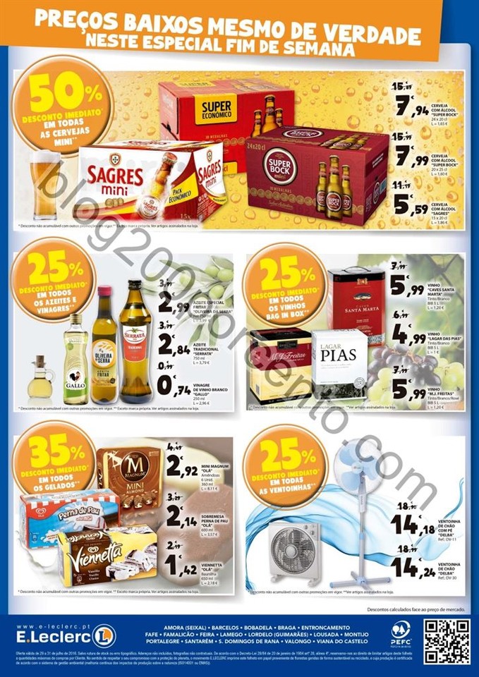 Antevisão Folheto E-LECLERC Fim de semana de 29 a