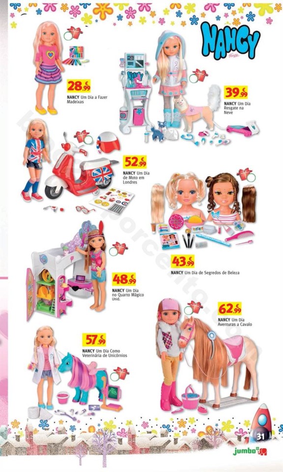 Antevisão Folheto JUMBO Brinquedos Natal promoç