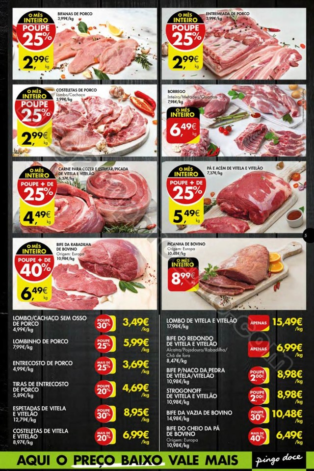 Antevisão Folheto PINGO DOCE Frescos promoções 