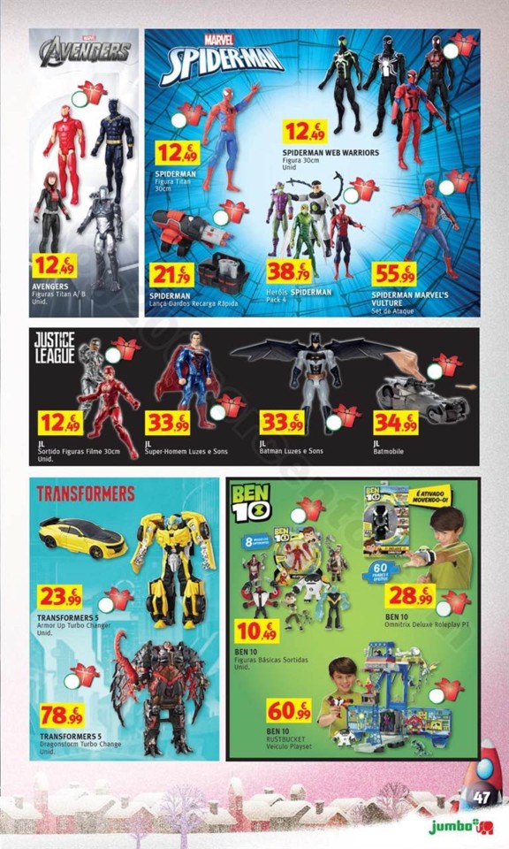 Antevisão Folheto JUMBO Brinquedos Natal promoç