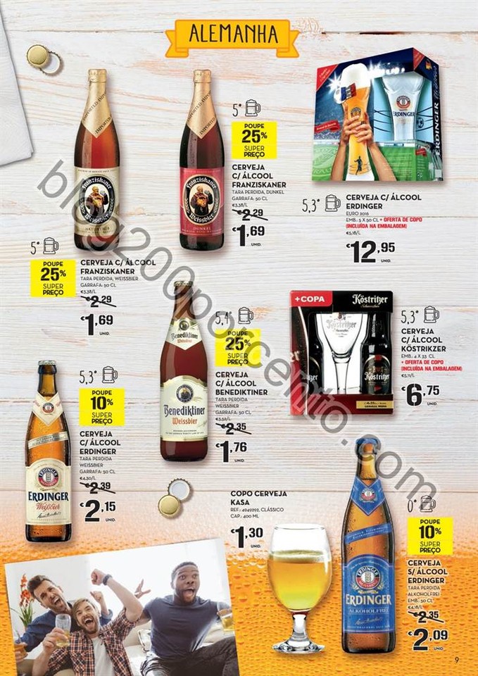 Antevisão Folheto CONTINENTE Cervejas e Mariscos 