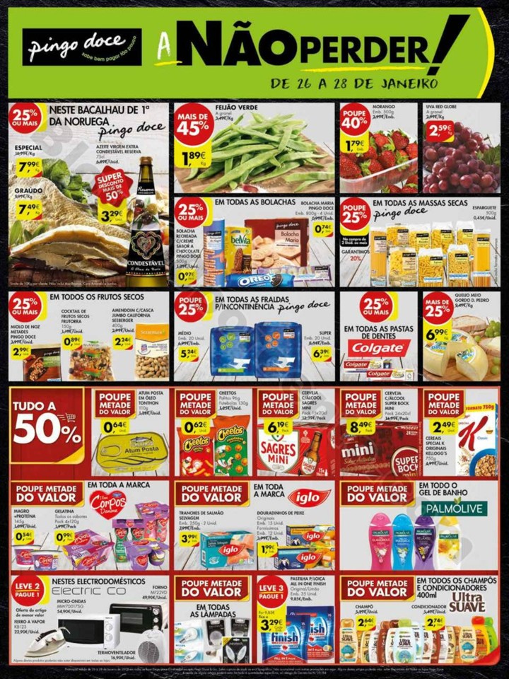 Antevisão Folheto PINGO DOCE Fim de semana - 26 a