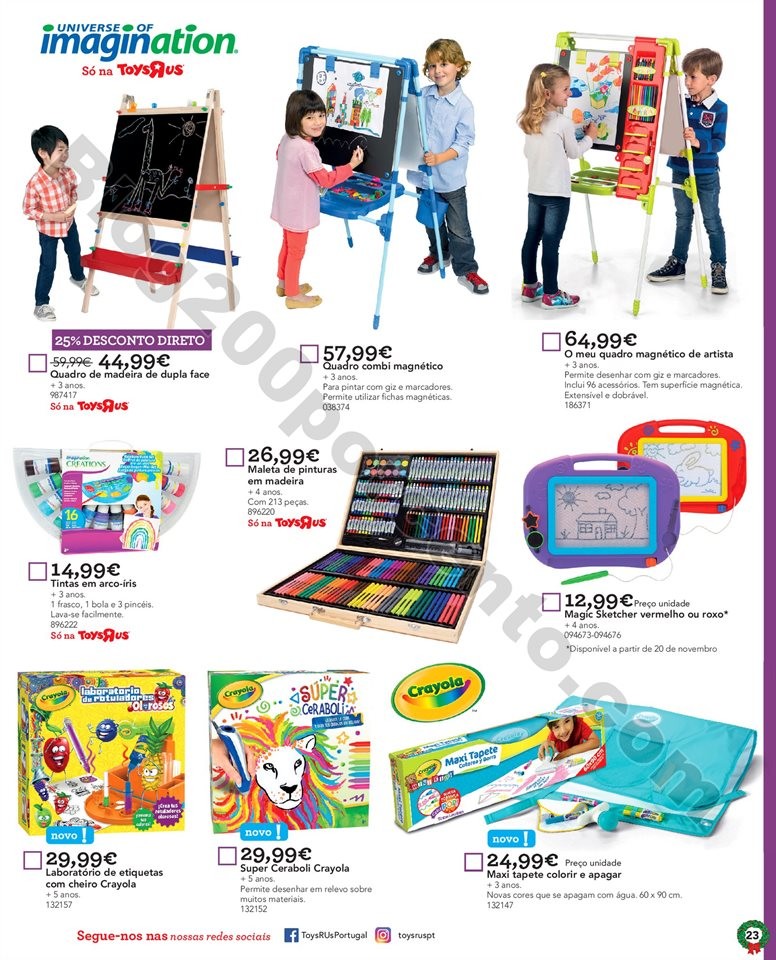 Antevisão Catálogo Natal TOYSRUS Promoções de 