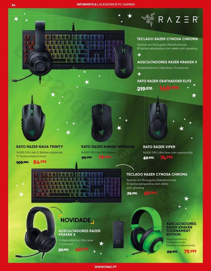 Antevisão Folheto FNAC Natal Tecnologia Promoçõ