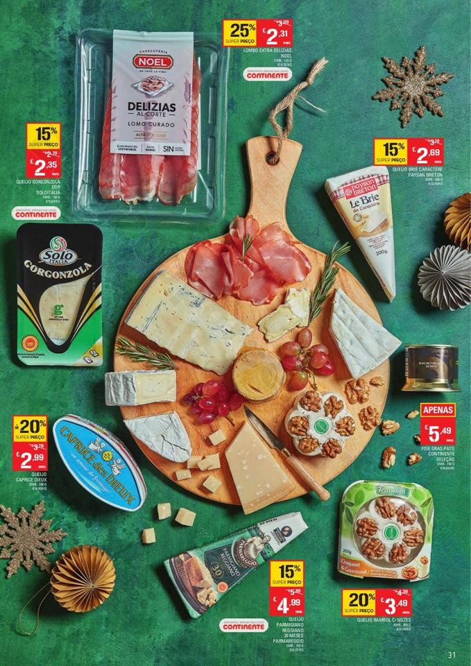 Continente Folheto Feliz Natal 19 novembro a 24 de