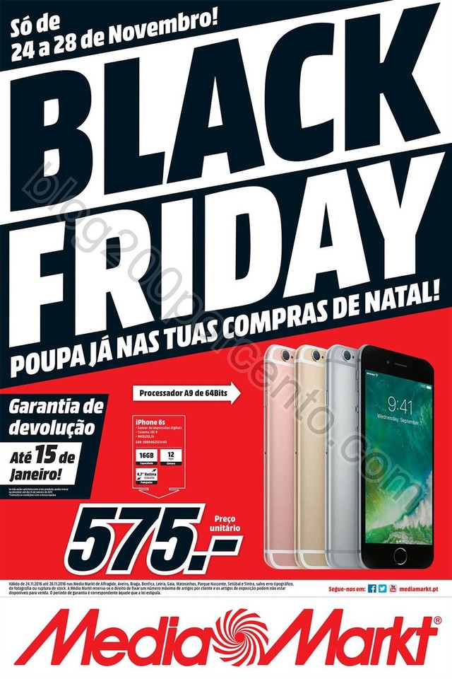 Antevisão Folheto MEDIA MARKT Black Friday promo