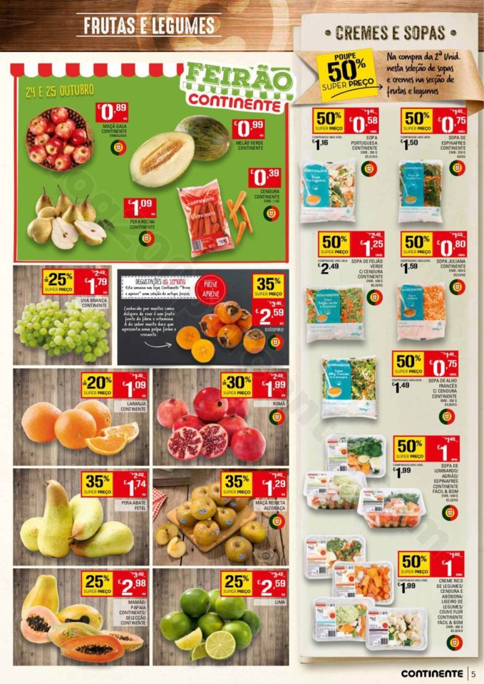 Antevisão Folheto CONTINENTE Promoções de 24 a 