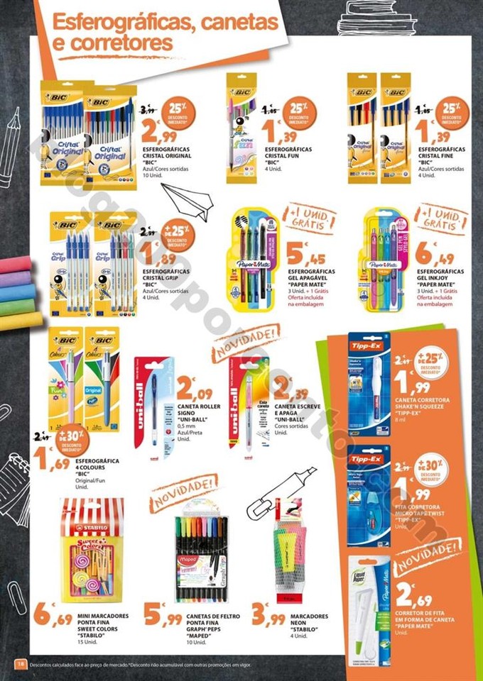 Antevisão Folheto E-LECLERC Regresso às aulas de