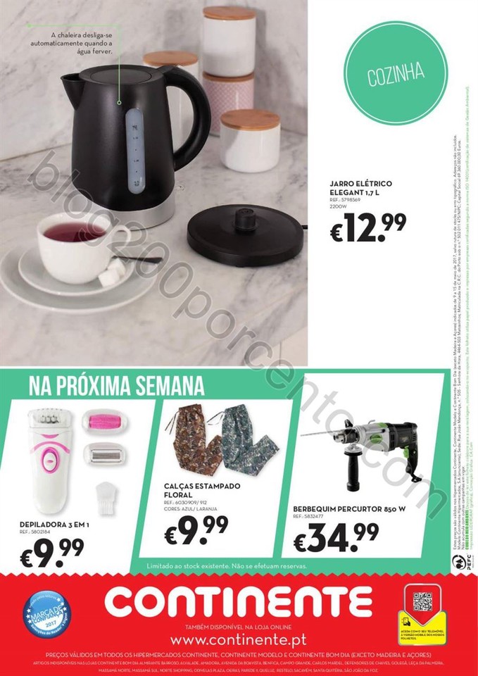 Antevisão Folheto CONTINENTE Bazarão promoções