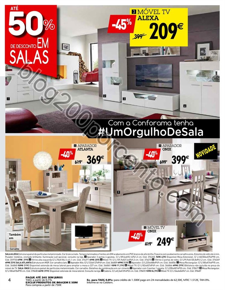 Antevisão Folheto CONFORAMA Promoções de 19 mai