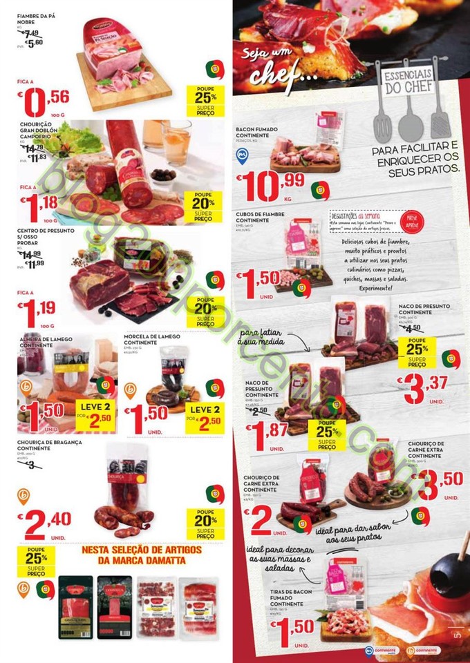 Antevisão Folheto CONTINENTE Promoções de 1 a 7
