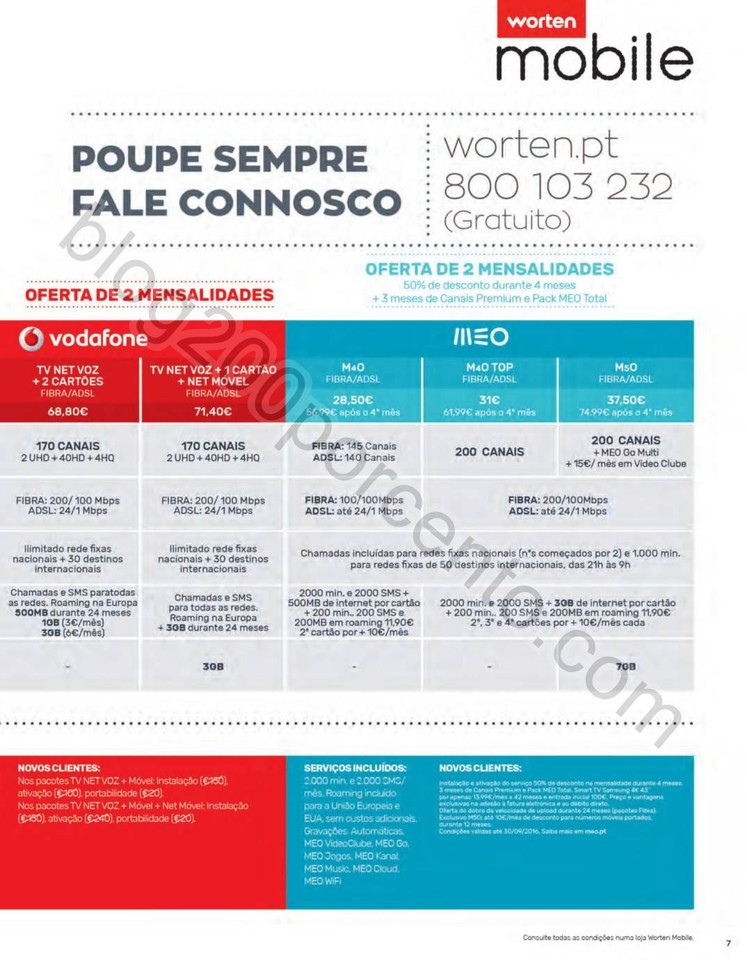 Antevisão Folheto WORTEN Mobile Promoções de 15