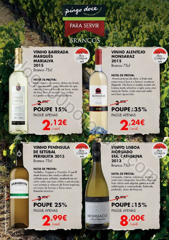Novo Folheto Vinhos e Bebidas PINGO DOCE Promoçõ