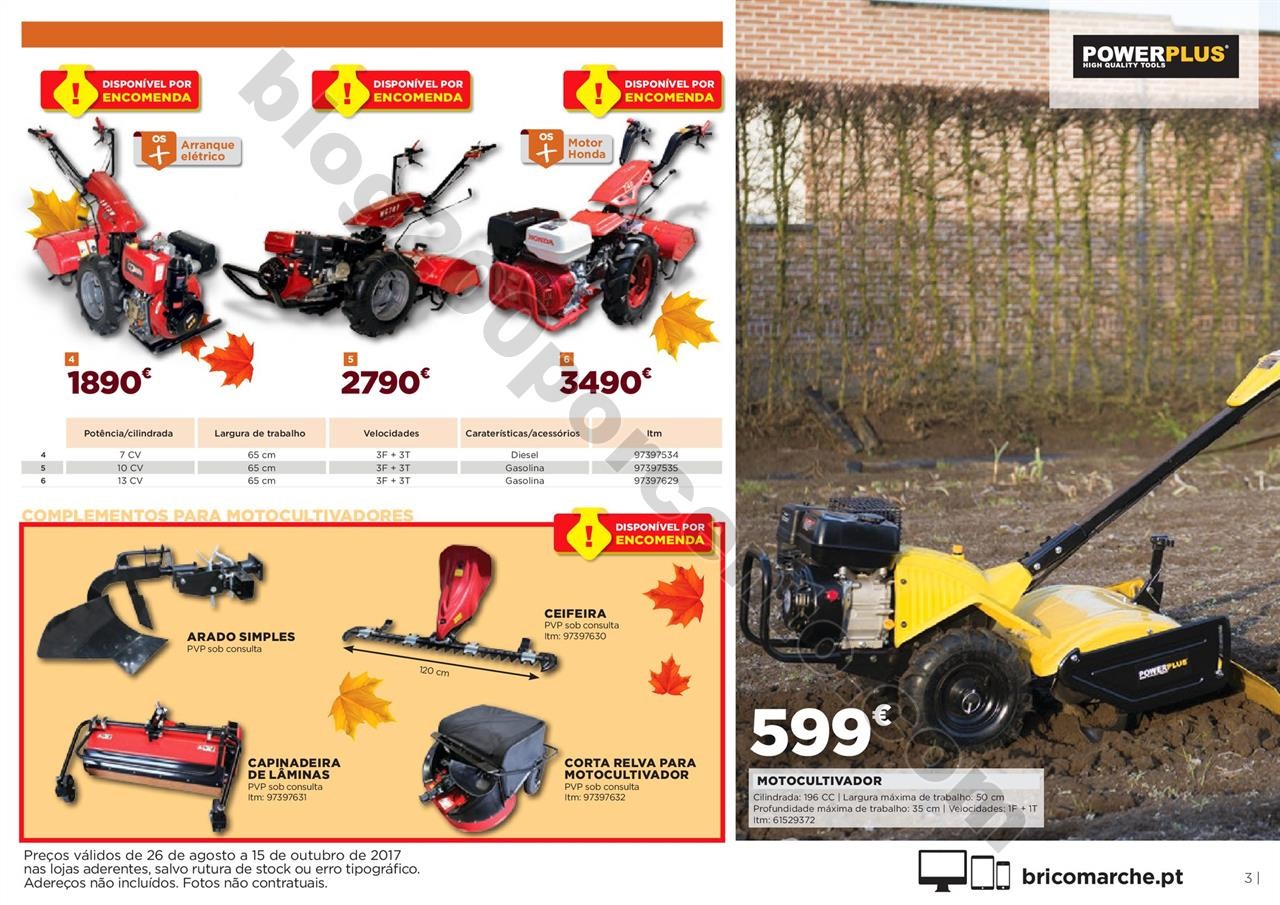 Novo Folheto BRICOMARCHÉ promoções até 15 outu