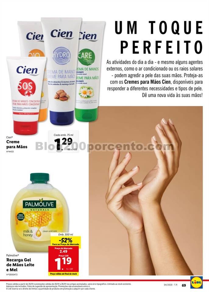 Antevisão Folheto LIDL Beleza Promoções de 20 a