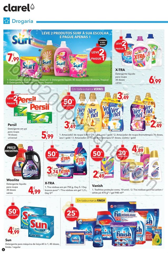 Antevisão Folheto CLAREL Promoções de 29 dezemb