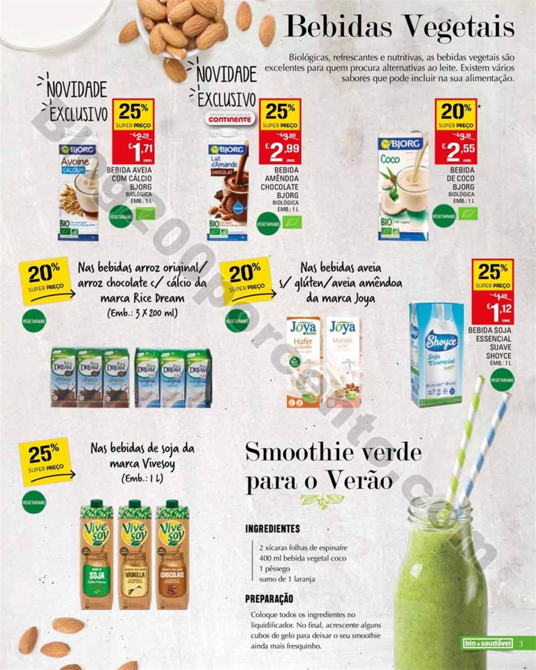 Antevisão Folheto CONTINENTE Bio e Saudável prom