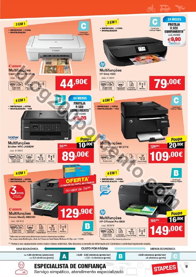 Antevisão Folheto STAPLES Promoções de 5 a 17 m