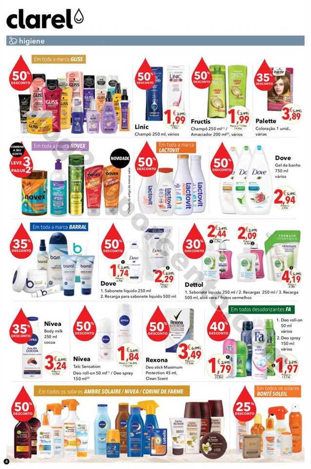 Antevisão Folheto CLAREL Promoções de 24 agosto