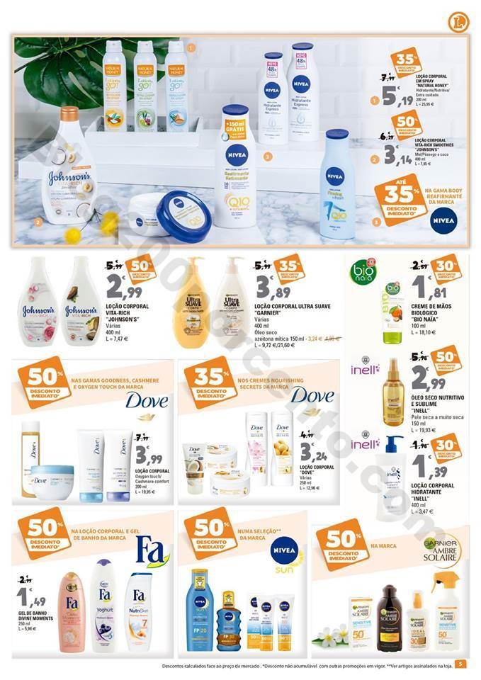 Antevisão Folheto E-LECLERC Beleza promoções de
