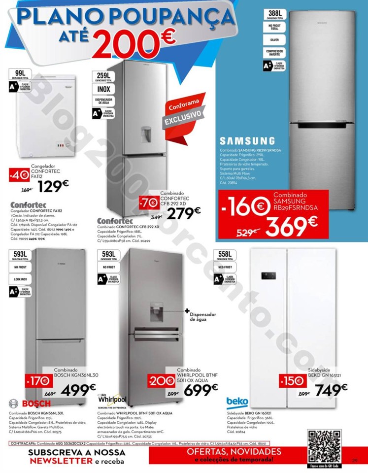 Antevisão Folheto CONFORAMA Promoções de 1 a 29