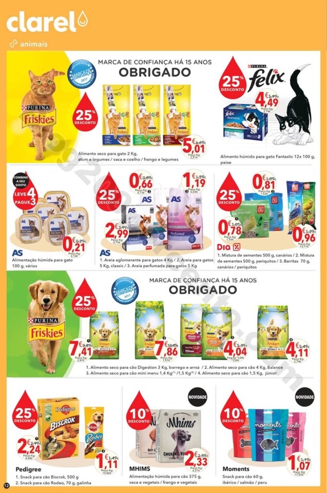 Antevisão Folheto CLAREL Promoções de 15 março