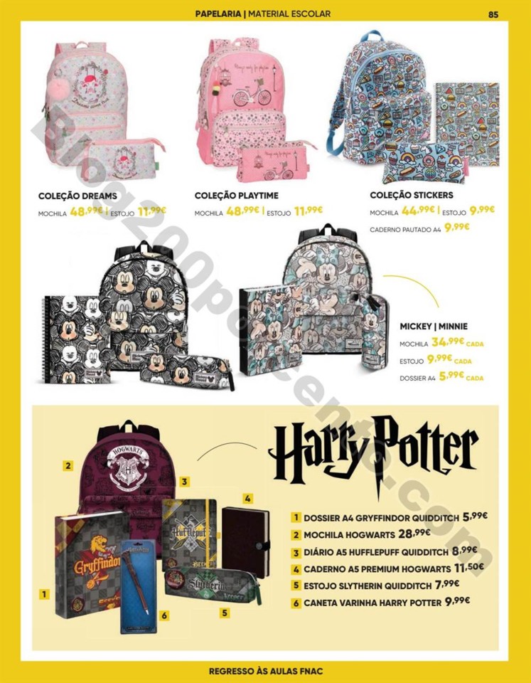 Antevisão Folheto FNAC Regresso às aulas promoç