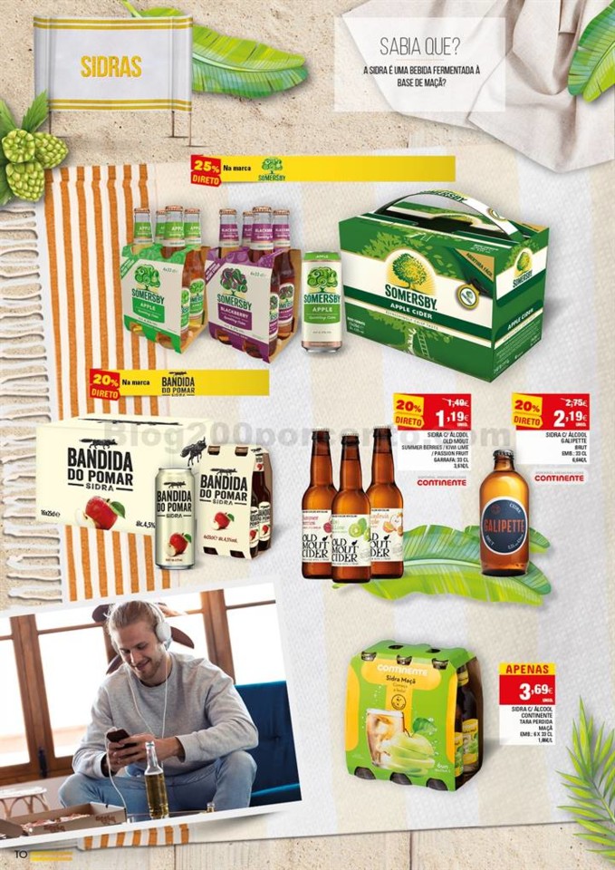 continente cervejas e mariscos promoções de 9 a 