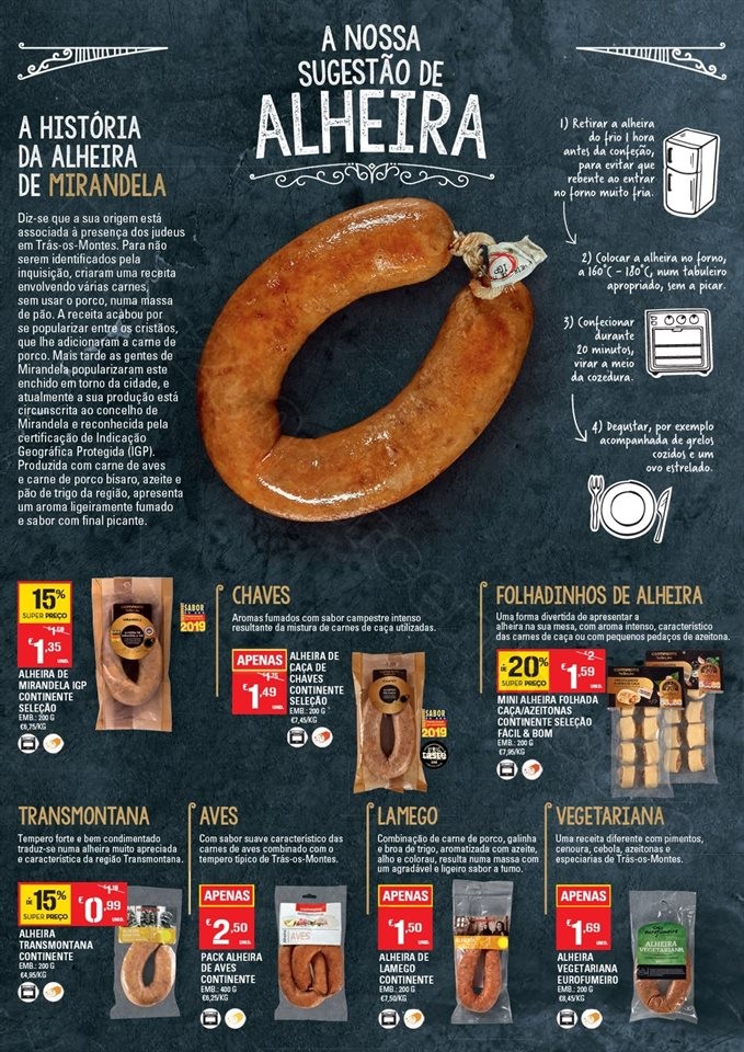 Antevisão Folheto CONTINENTE Feira Queijos, Enchi