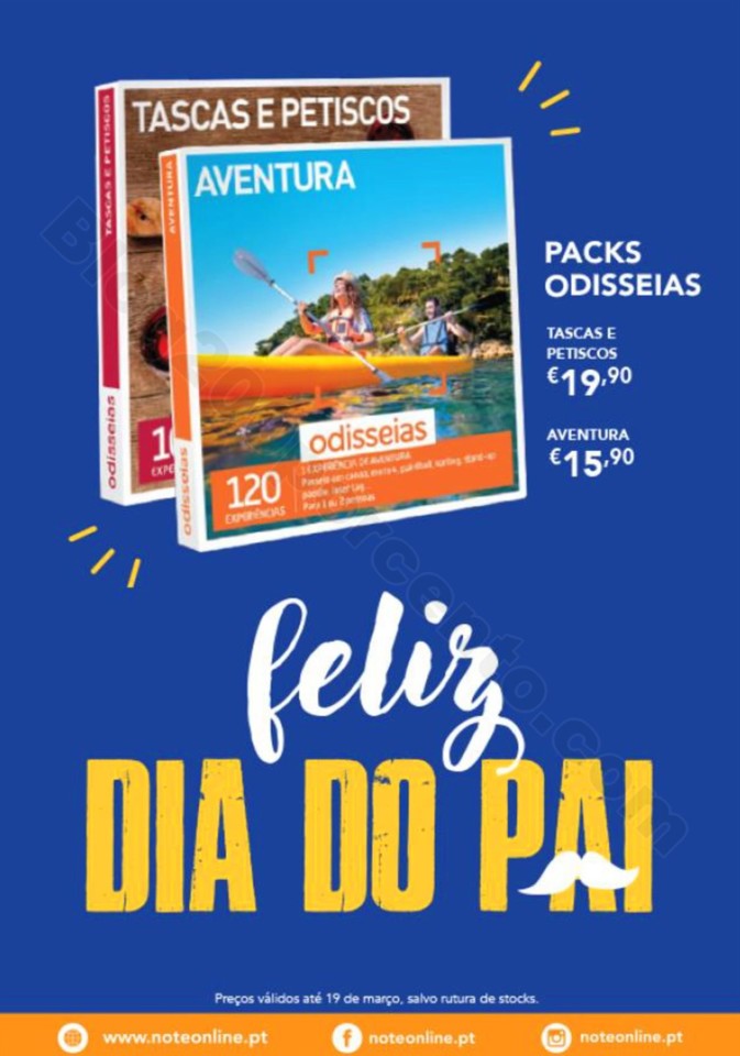 Antevisão Folheto NOTE Especial Dia do Pai promo